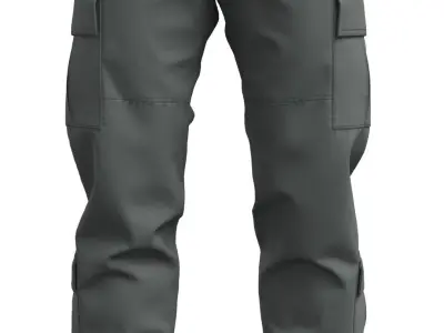 Military Tactical Combat Pants - Marvelous Designer 3D model purchase