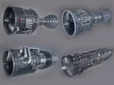 engine jet pack 3D model