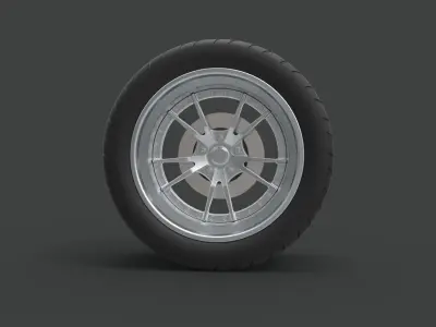 Rear wheel from Ice Charger 3D model