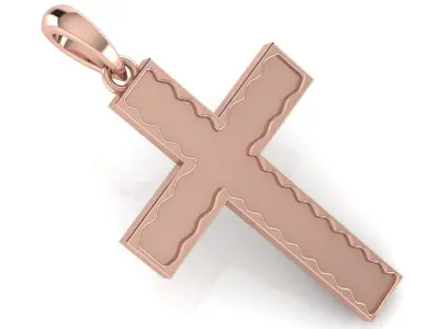 CROSS PENDANT CR214 3D print model