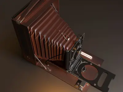 Retro camera 3D model