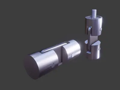 Mechanical Joint  Low-poly 3D model