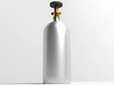 Gas Tank Cylinder 5 Pound 3D model