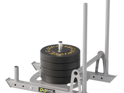DHZ functional training sled 3D model