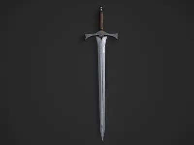 Sword 3 Low-poly 3D model