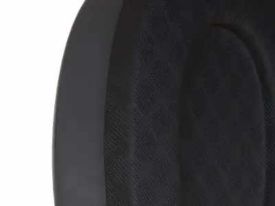 Safety Helmet with earmuffs Low-poly 3D model