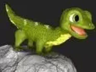 cute dinosaur 3D print model