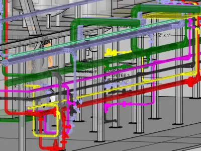 PIPING CONEXIONS SERVICES Free 3D model