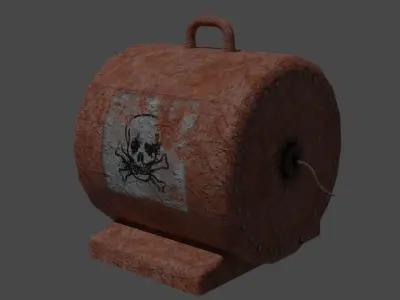 Free Explosive Pack - IED  Free 3D model