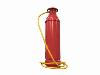 Gas cylinder tank H6 3D model