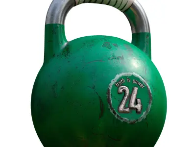 Old weights worn out - set 3D model