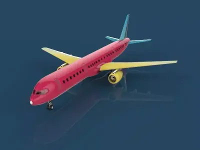 Aeroplane boeing - boeing 3D model