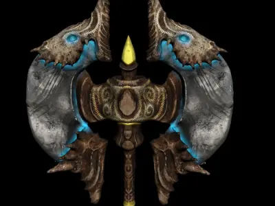 DarkFantasy sword Low-poly 3D model
