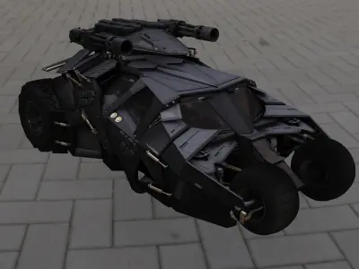 Batmans war car 3D model