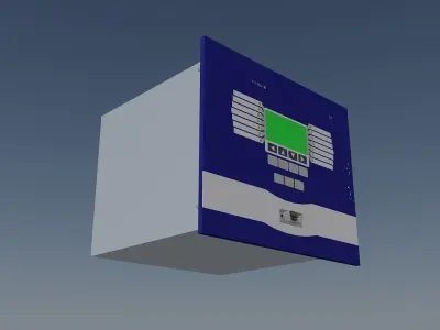 Protection relay Woodward MRA4 Free 3D model