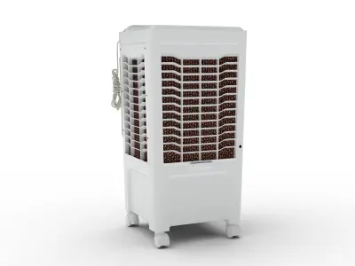 Realistic Air Cooler 3D Model Low-poly 3D model