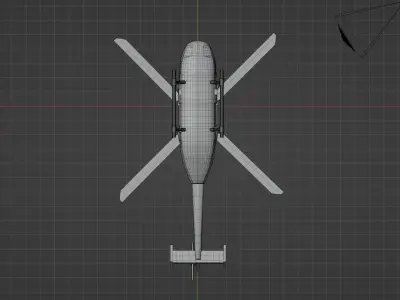 HAL Dhruv 3D Model 3D print model