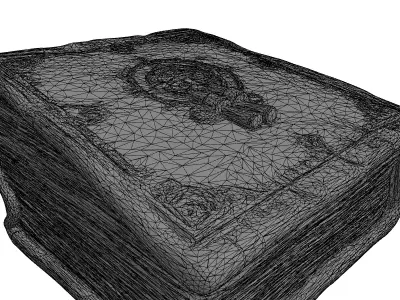 Ornate Nautical Adventure Book Low-poly 3D model