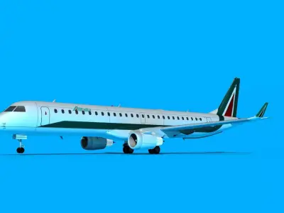 Embraer Emb-190 Alitalia 3D model