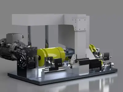 Single Drive Cigarette Rolling Machine 3D model