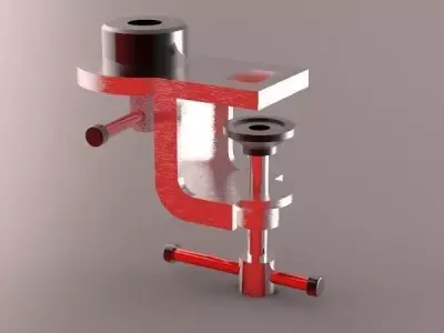 Universal Clamp-1 Free 3D model