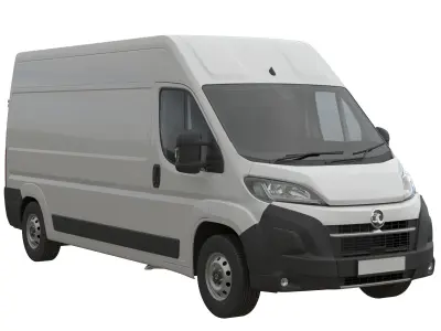 2024 Vauxhall Movano  L3H2 Detailed interior 3D model