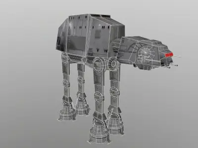 AT-AT-WALKER star wars at-at Low-poly 3D model