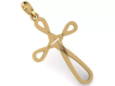 CROSS PENDANT CR204 3D print model