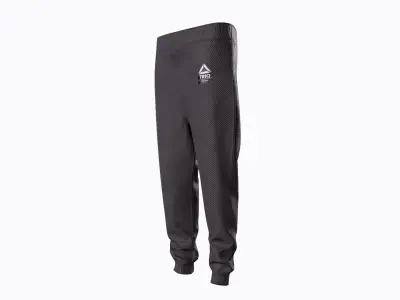 Sweatpants Low-poly 3D model