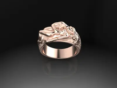 Love ring 3D print model purchase