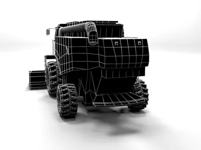 LEXION 560 Low-poly 3D model