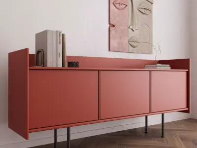 Minimal Modern Drawer Model Premium 3D Models Free 3D model