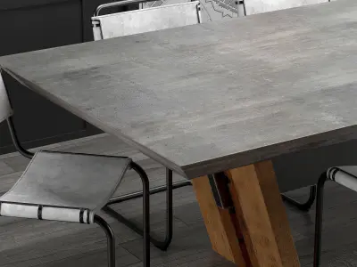 Westside Table 3D model