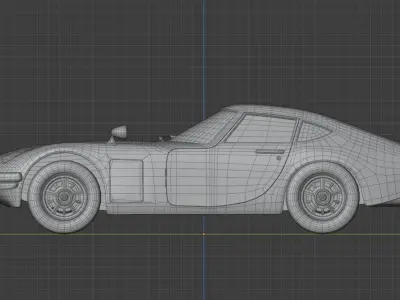 car gt2000 Free low-poly 3D model