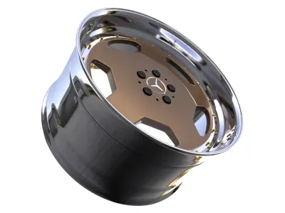 Mercedes-Benz Monoblock Custom Wheel 3D model