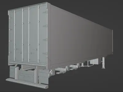 Truck Trailer 3D model by Jesko101 from CGTrader