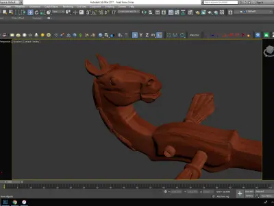 Morin khuur 3D model