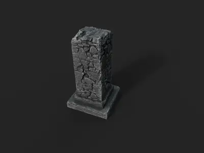 Old Ruin 7 Low-poly 3D model