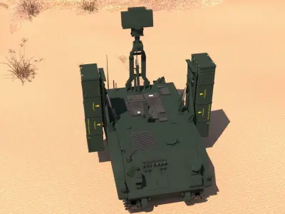 Hisar A   Hava Savunma Sistemi Air Defense System 3D model