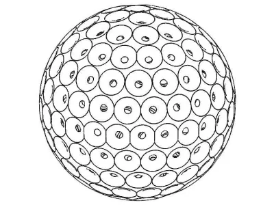 Wireframe Shape Small Ball 3D print model