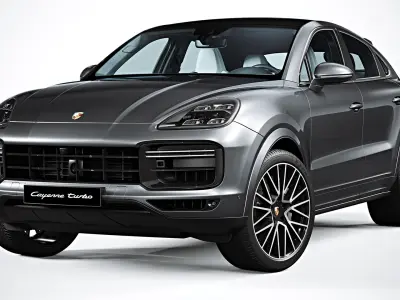 2020 Porsche Cayenne Turbo Coupe 3D model