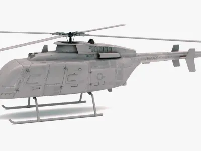 Fire Scout MQ-8C 3D model