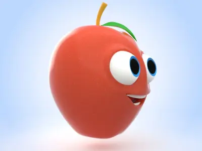Apple 3D model