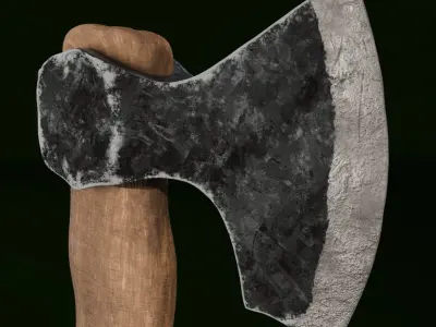 Rustic Ax 3D model