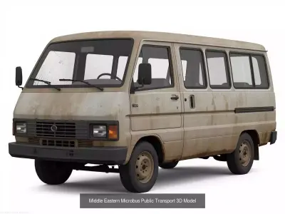Middle Eastern Vehicle and Equipment Collection 3D Models 3D Model Pack
