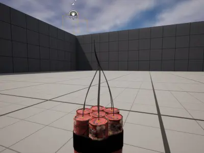 Stack Dynamite Low-poly 3D model