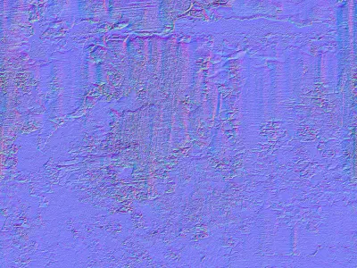 Realistic Rusty Industrial Iron Fence - PBR - Game Ready Texture