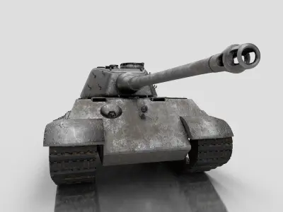 Tiger II Tank WW2 3D model