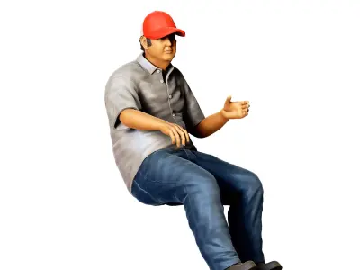 N4 Truck Driver 3D print model