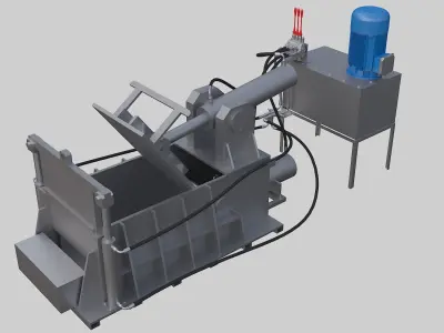 Packing machine 3D model